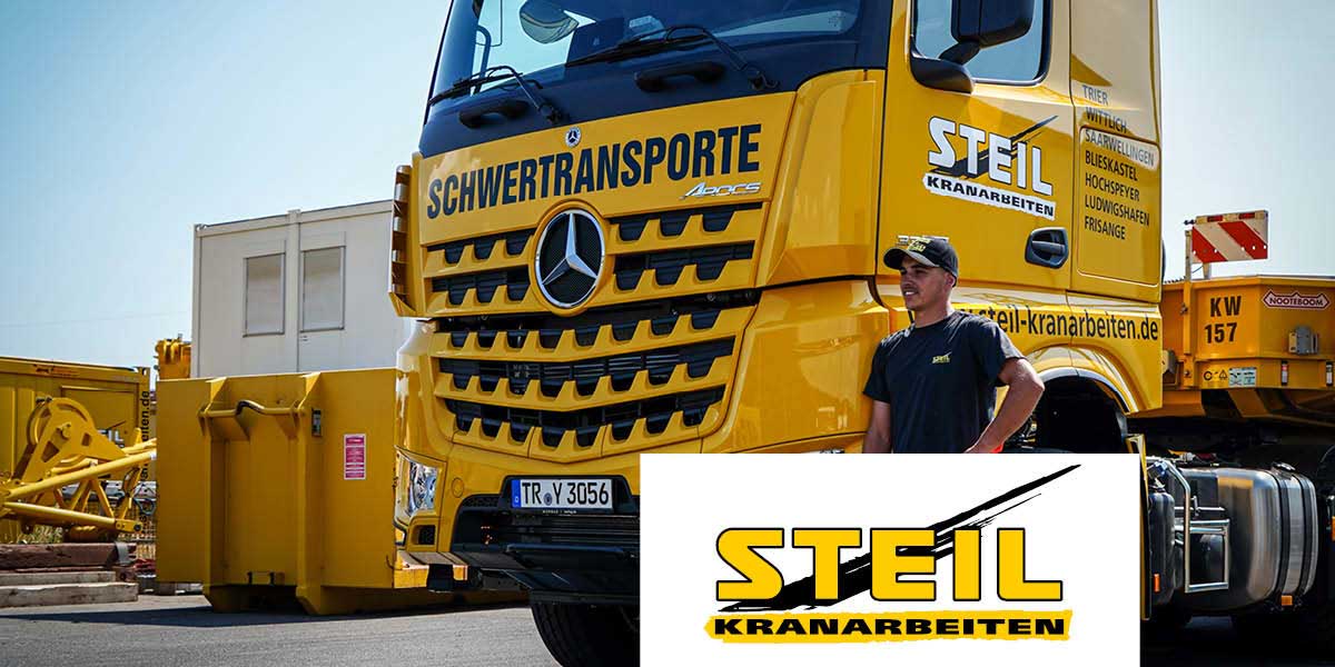 Die Steil Kranarbeiten GmbH & Co. KG ist Aussteller auf der diesjährigen Jobmesse "Job Initiative Eifel" | www.eifeljobs.de