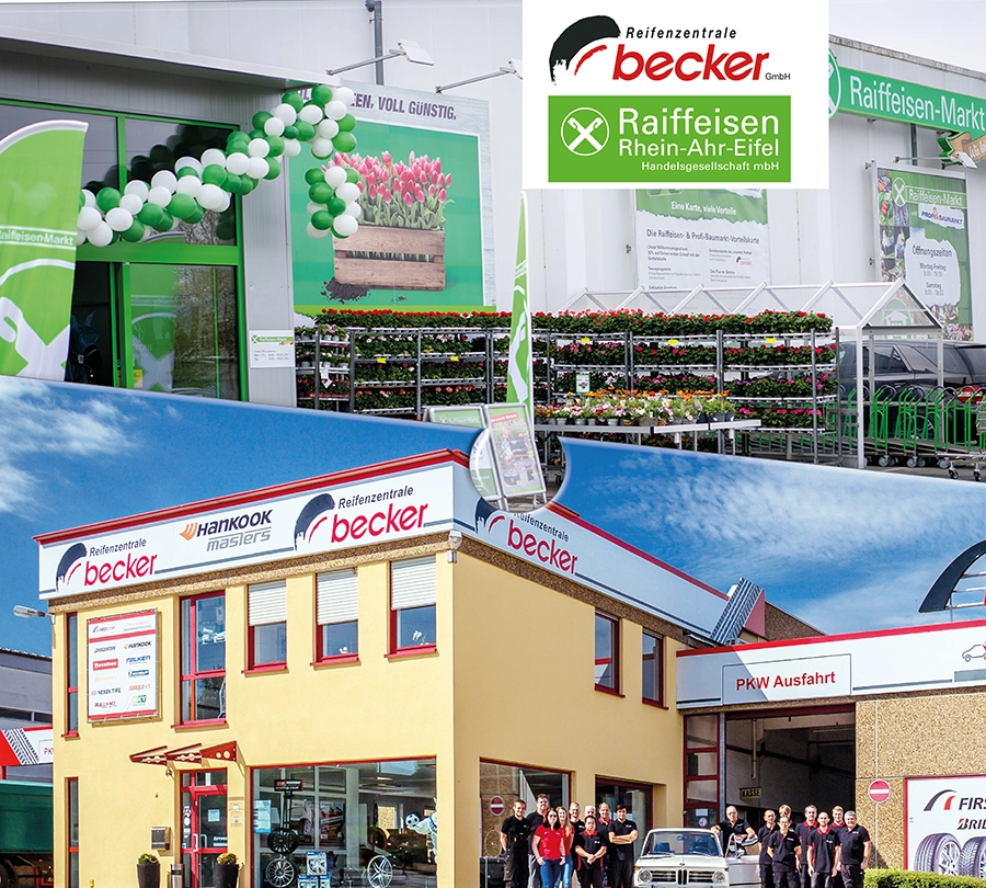 Raiffeisen Rhein Ahr Eifel & Reifenzentrale Becker Eifeljobs Bitburg2 Kopie